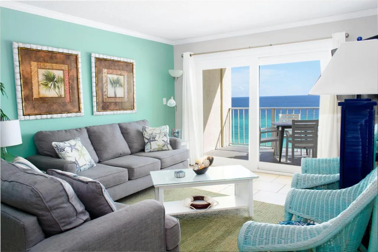 Beachfront & Free Beach Service-Master On Gulf! Panama City Beach Apartment